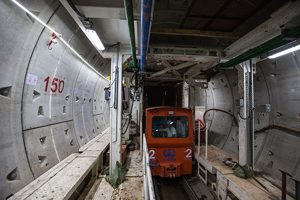 中鐵山河盾構機雙線掘進 全力攻堅長沙地鐵5號線