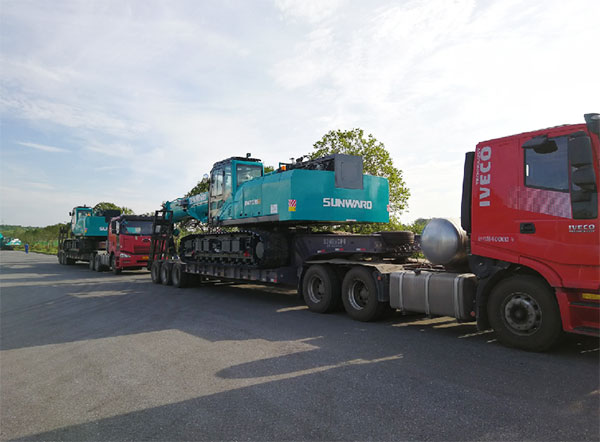 山河智能全新一代SWTC35B起重機(jī)征戰(zhàn)越南