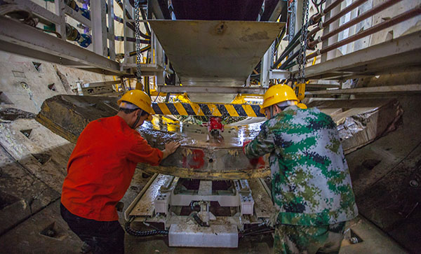 中鐵山河盾構機雙線掘進 全力攻堅長沙地鐵5號線