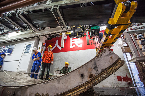 中鐵山河盾構機雙線掘進 全力攻堅長沙地鐵5號線