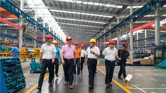 廣州市國資委黨委書記、主任陳浩鈿蒞臨山河智能考察指導(dǎo)