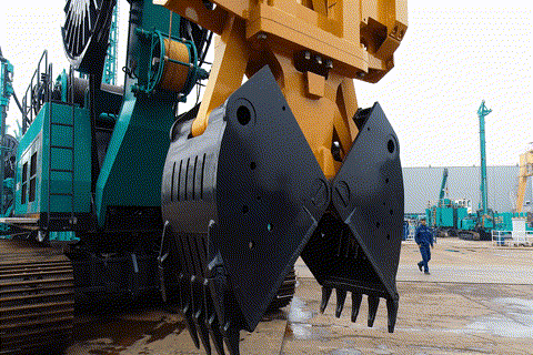 打造“明星產(chǎn)品”！山河智能地下連續(xù)墻液壓抓斗成功發(fā)布